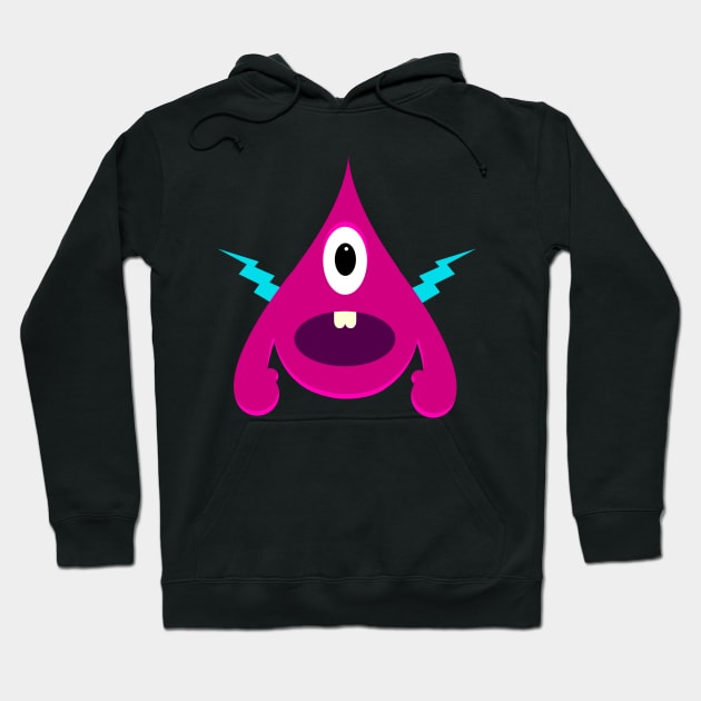 Magenta mayhem character chaos Hoodie by simonox